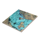 Carreau Azurite et malachite (Côté)