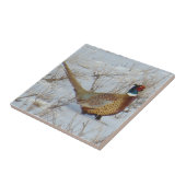 Carreau B22 Faisan à collier dans la neige (Côté)