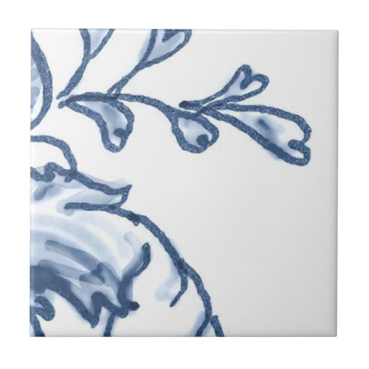 Carreau B6 - Tuile murale de panier de Delft - B6 (Devant)