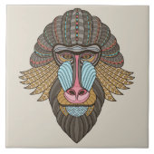 Carreau Baboon illustré (Devant)