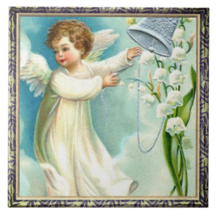 Carreau Baby Angel Avec Bleu Bell Carrelage en céramique