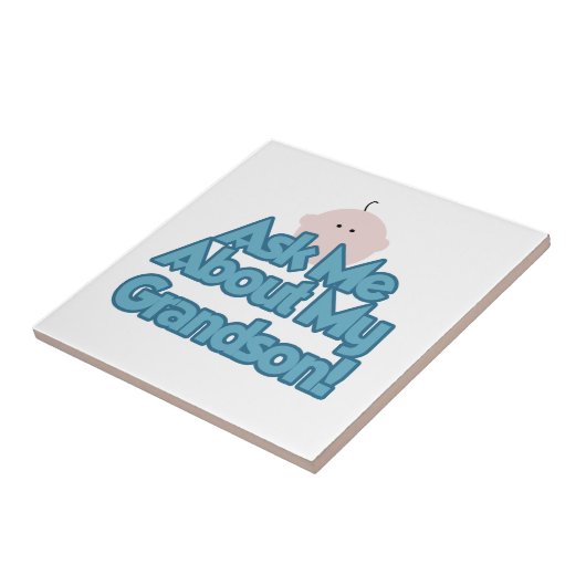 Carreau Baby Boy Posez la question sur mes petits-fils cad (Côté)