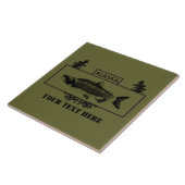 Carreau Badge de pêcheur de combat de l'Alaska (Côté)