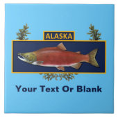 Carreau Badge du pêcheur de combat de l'Alaska (Devant)