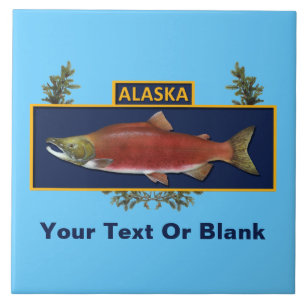 Carreau Badge du pêcheur de combat de l'Alaska