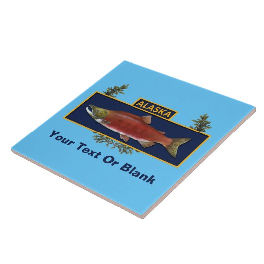 Carreau Badge du pêcheur de combat de l'Alaska (Côté)