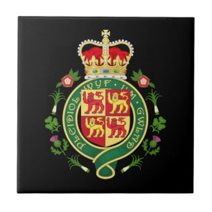 Carreau Badge royal du Pays de Galles