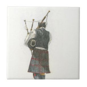 Carreau Bagpiper