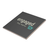 Carreau Bagues de fiançailles Couple Enterrement de vie de (Côté)