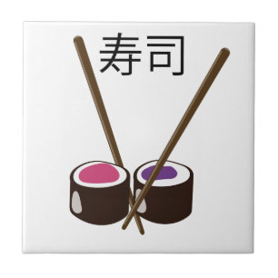 Carreau Baguettes de sushi japonaises