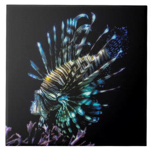 Carreau baignade de poisson lionfish trinket tray