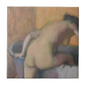 Carreau Baigneur d'Edgar Degas | faisant un pas dans un (Devant)