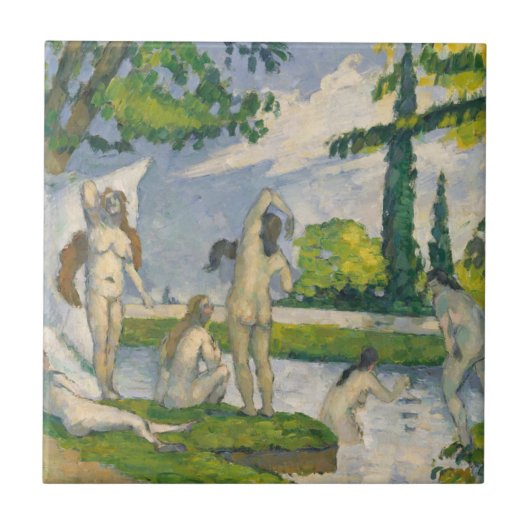 Carreau Baigneurs de Paul Cezanne | (Devant)