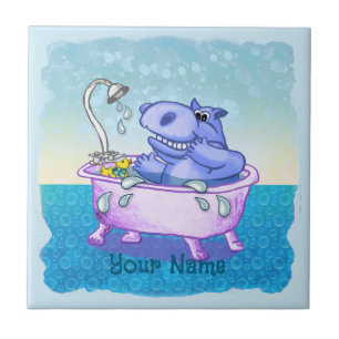 Carreau Bain d'Hippopotame Heureux