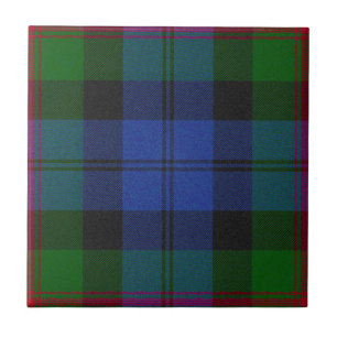 Carreau Baird Clan Chasse Tartan Plaid Motif