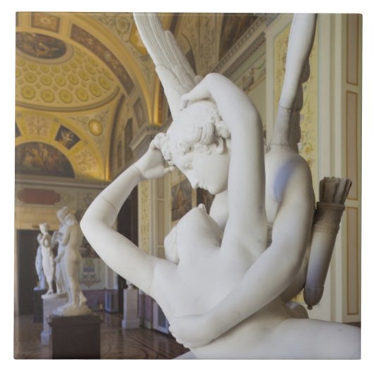 Carreau Baiser de Cupidon et Psyché, par Antonio Canova (Devant)
