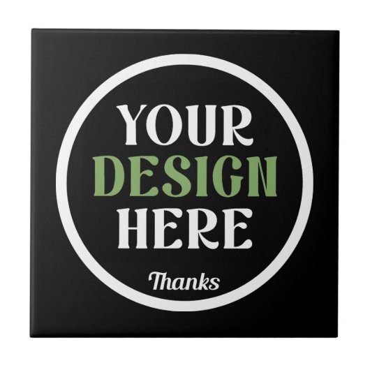 Carreau baiser personnalisé, unique, élégant et minimalist (Devant)