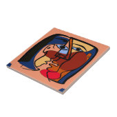 Carreau Baisers Cubisme Abstrait (Côté)