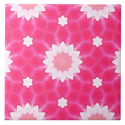 Carreau Baisson blanc et étoiles sur motif arrière - plan  (Devant)