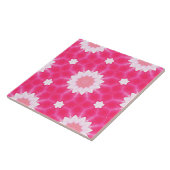 Carreau Baisson blanc et étoiles sur motif arrière - plan  (Côté)