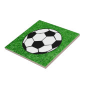 Carreau Bal De Football Sur La Pelouse (Côté)