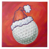 Carreau Bal de golf à Santa Hat sur Red (Devant)