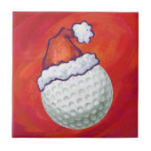 Carreau Bal de golf à Santa Hat sur Red (Devant)