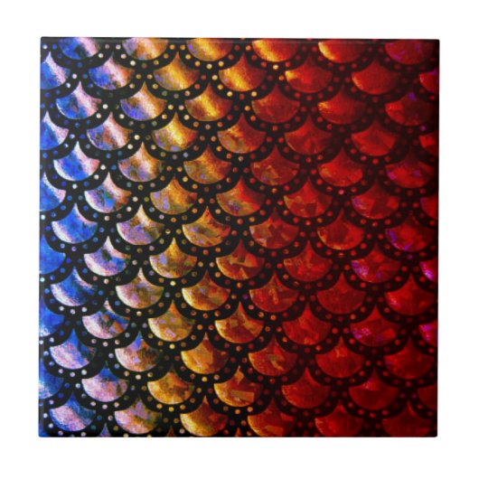 Carreau Balances rustiques de sirènes (Devant)