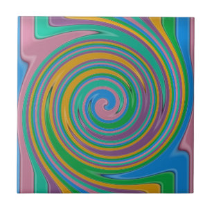 Carreau Balayage arc-en-ciel