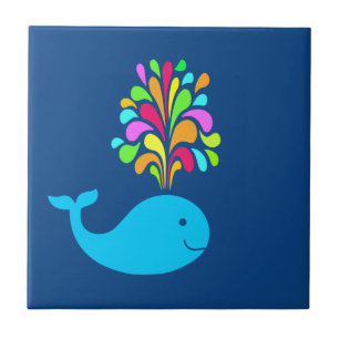 Carreau Baleine amusante