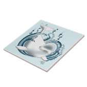 Carreau Baleine Béluga Bleue (Côté)