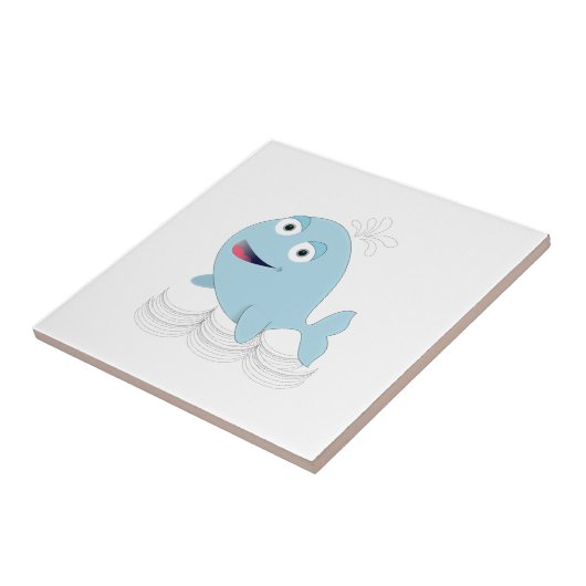 Carreau Baleine bleue (Côté)