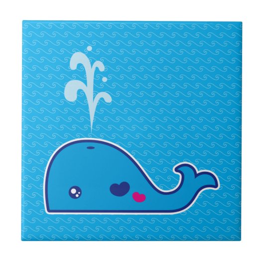 Carreau Baleine de Kawaii (Devant)