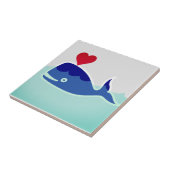 Carreau Baleine en dessin animé (Côté)