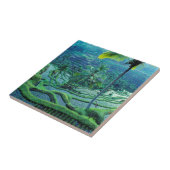 Carreau Bali | Vue d'ensemble des rizières (Côté)