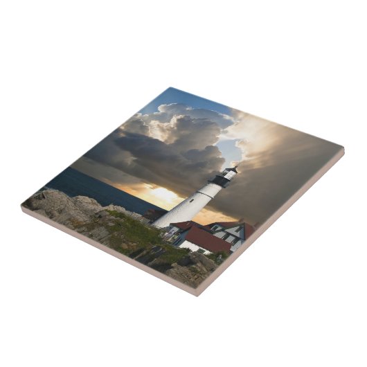 Carreau Balise phare pittoresque (Côté)