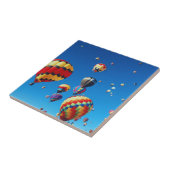 Carreau Ballons à air chaud Ciel bleu (Côté)