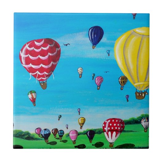 Carreau Ballons à air chauds (Devant)