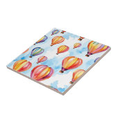 Carreau Ballons colorés à air chaud (Côté)