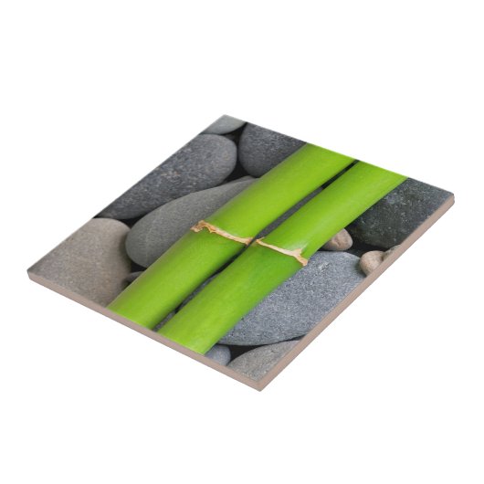 Carreau Bambou et caillou (Côté)