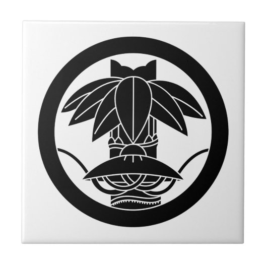 Carreau Bambou et casquette de carex en cercle (Devant)