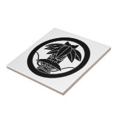 Carreau Bambou et casquette de carex en cercle (Côté)