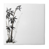 Carreau Bambou noir - Encre (Devant)