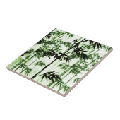 Carreau bambou vert - green bambou (Côté)