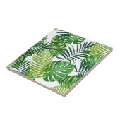 Carreau Banana Monstera Palm Green Feuilles tropicaux (Côté)