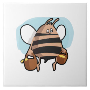 Carreau Bande dessinée d'abeille