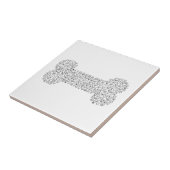 Carreau Bande dessinée de chien d'OS (Côté)