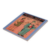 Carreau Bande dessinée des années 1930 poupée en papier de (Côté)