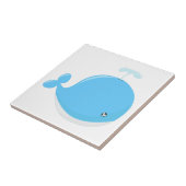 Carreau Bande dessinée mignonne de kawaii de baleine de (Côté)