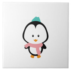Carreau Bande dessinée mignonne de pingouin